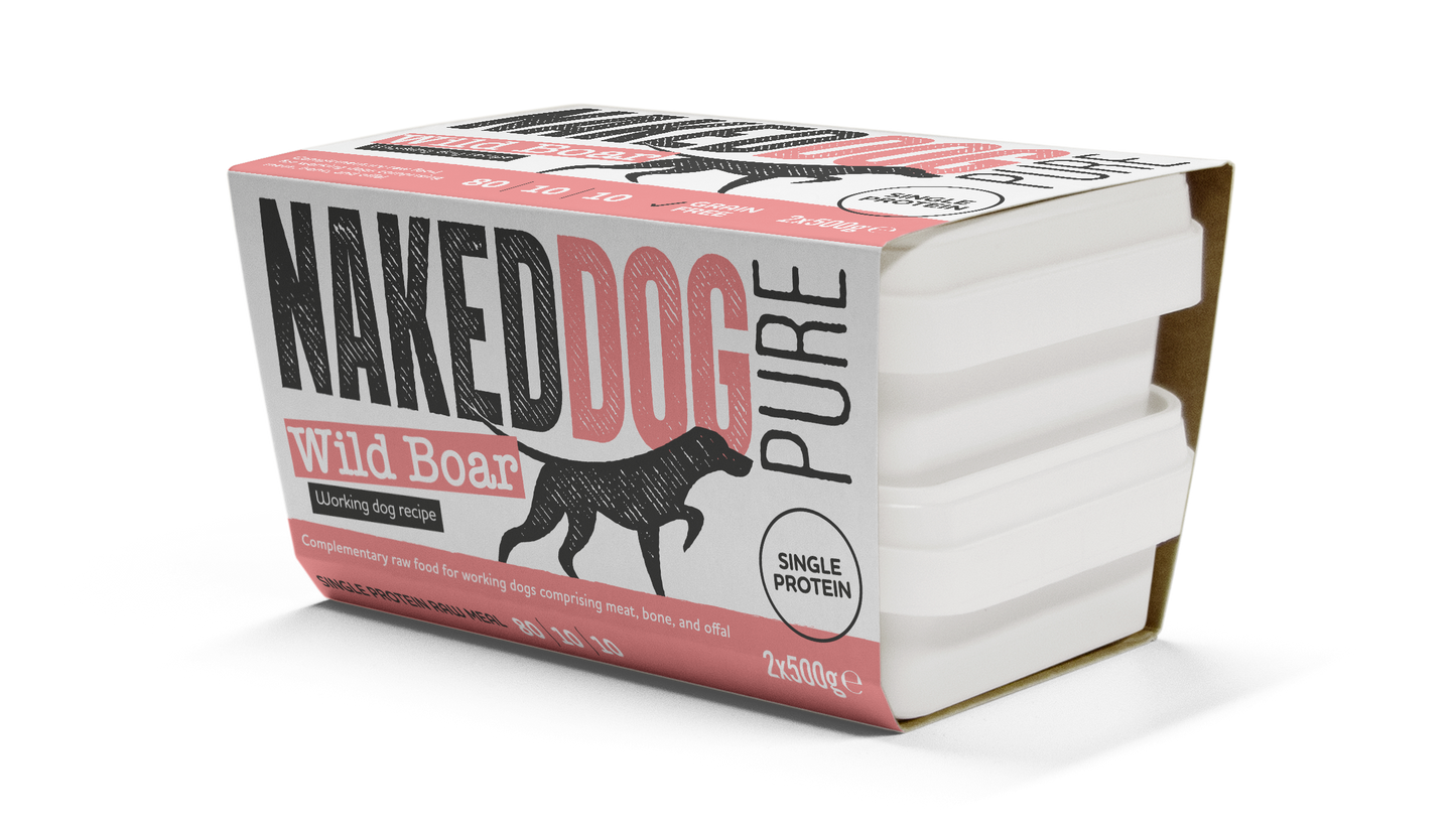 NAKEDDOG PURE 80/10/10 Wild Boar 2x500g