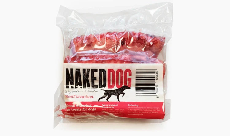 NAKEDDOG Raw Treats Beef Trachea x3 (Approx 500g)