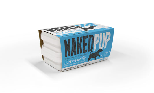 NAKEDDOG Puppy Surf & Turf 2 x 500g