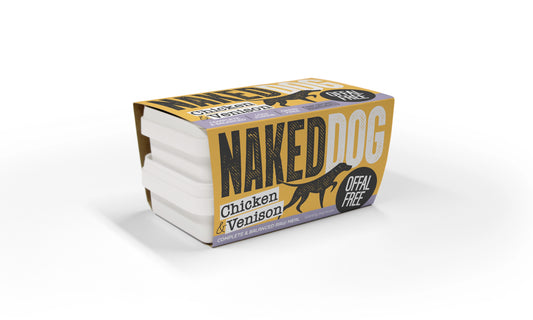 NAKEDDOG Offal Free Chicken & Venison 2 x 500g