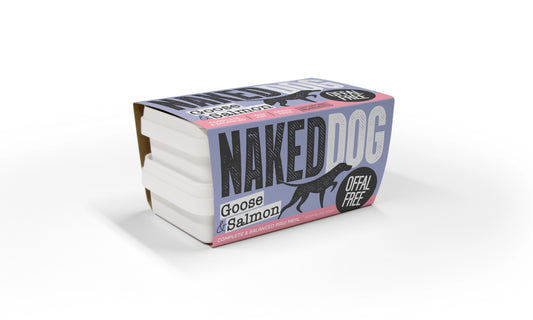 NAKEDDOG Offal Free Goose & Salmon 2 x 500g