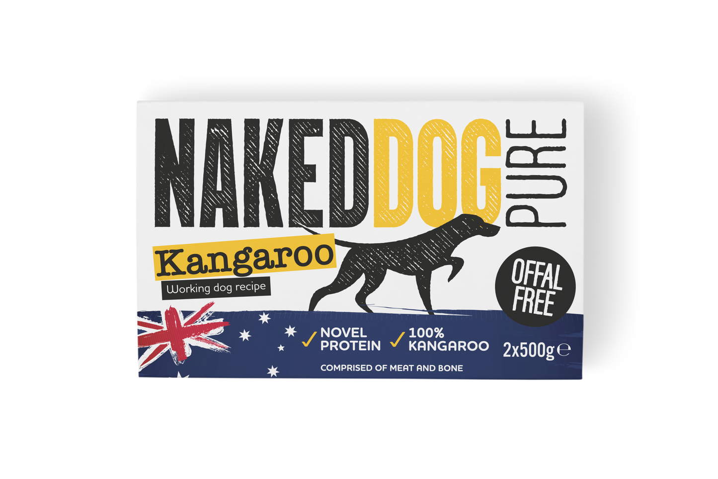 NAKEDDOG PURE Kangaroo 2x500g