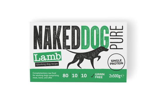 Naked Dog Pure Lamb 80/10/10 2 x 500g