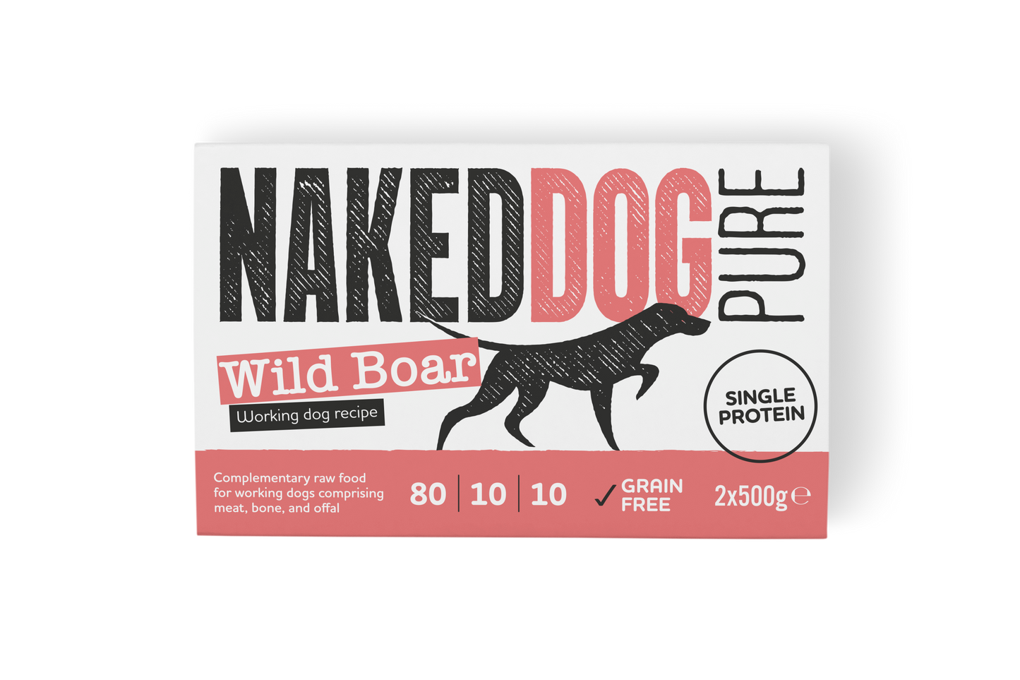 NAKEDDOG PURE 80/10/10 Wild Boar 2x500g