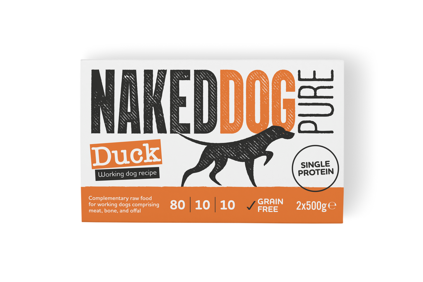 NAKEDDOG PURE 80/10/10 Duck 2x500g