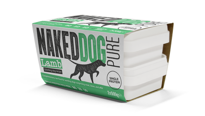 Naked Dog Pure Lamb 80/10/10 2 x 500g