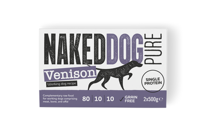 NAKEDDOG PURE 80/10/10 Venison 2x500g