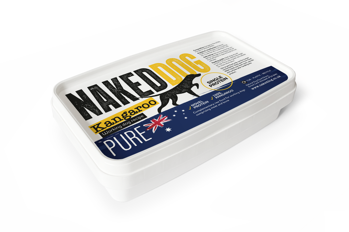 NAKEDDOG PURE Kangaroo 2x500g
